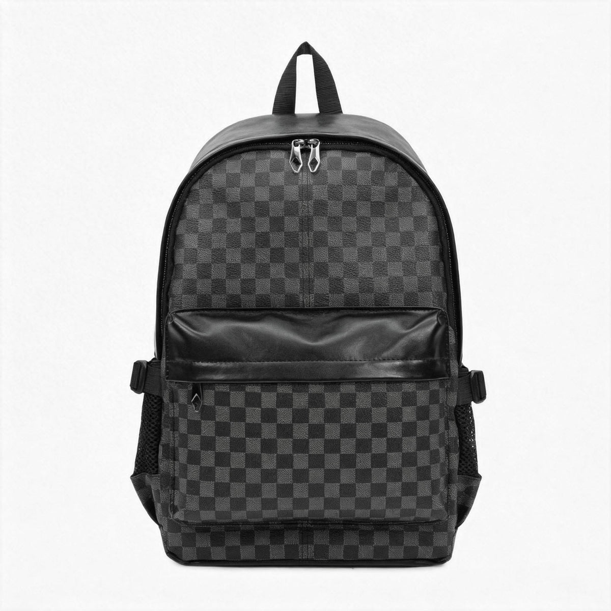 Stylischer Schachbrettmuster-Rucksack Brehn