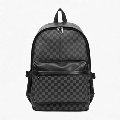 Stylischer Schachbrettmuster-Rucksack Brehn