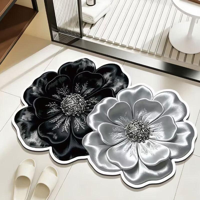 Luxuriöse Florale Badematte Brehn