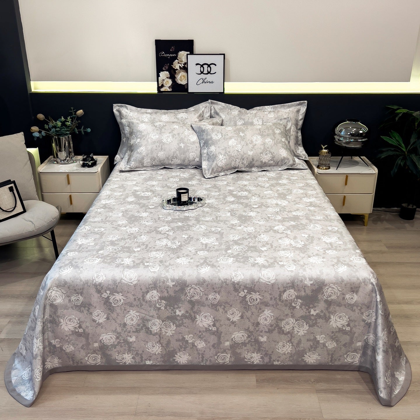 Damen Florale Tagesdecke Brehn