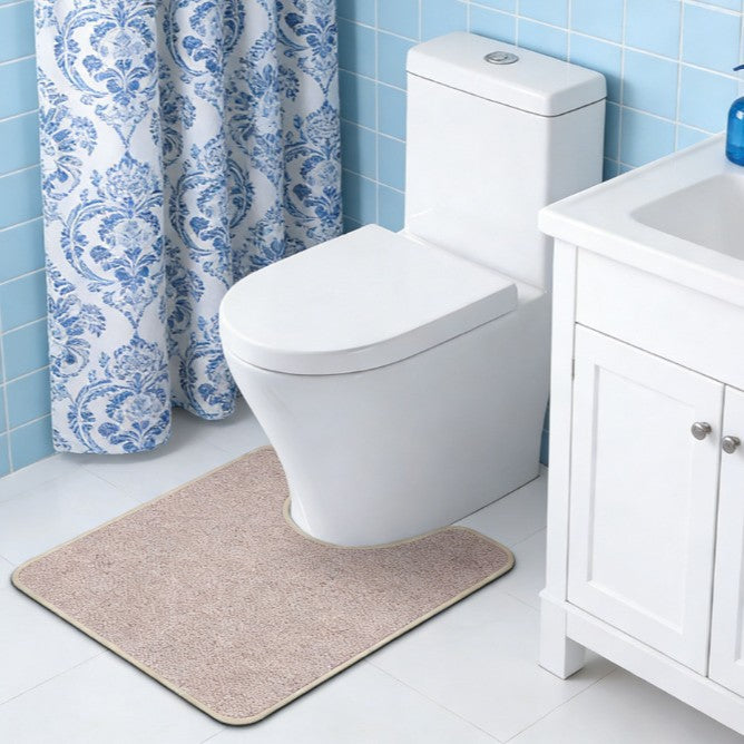 Weiche Saugnapf-Toilettenteppich Brehn