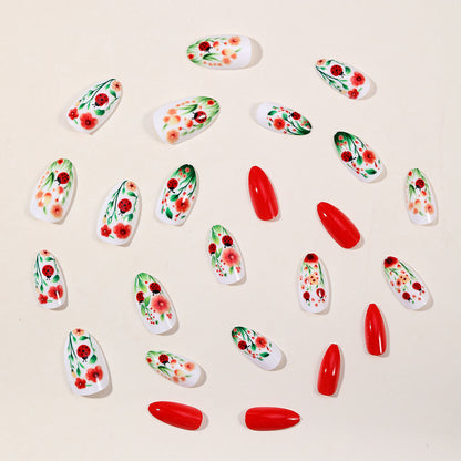 Floral-Accent 3D Nagel Kunst Erweiterungen Brehn