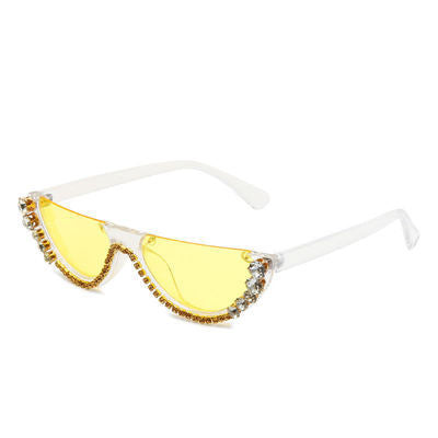 Damen Design-Sonnenbrille mit funkelnden Akzenten Brehn
