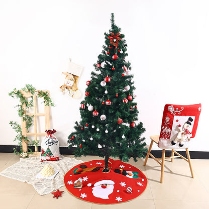 Festliche Weihnachtsbaum-Decke mit buntem Motiv Brehn