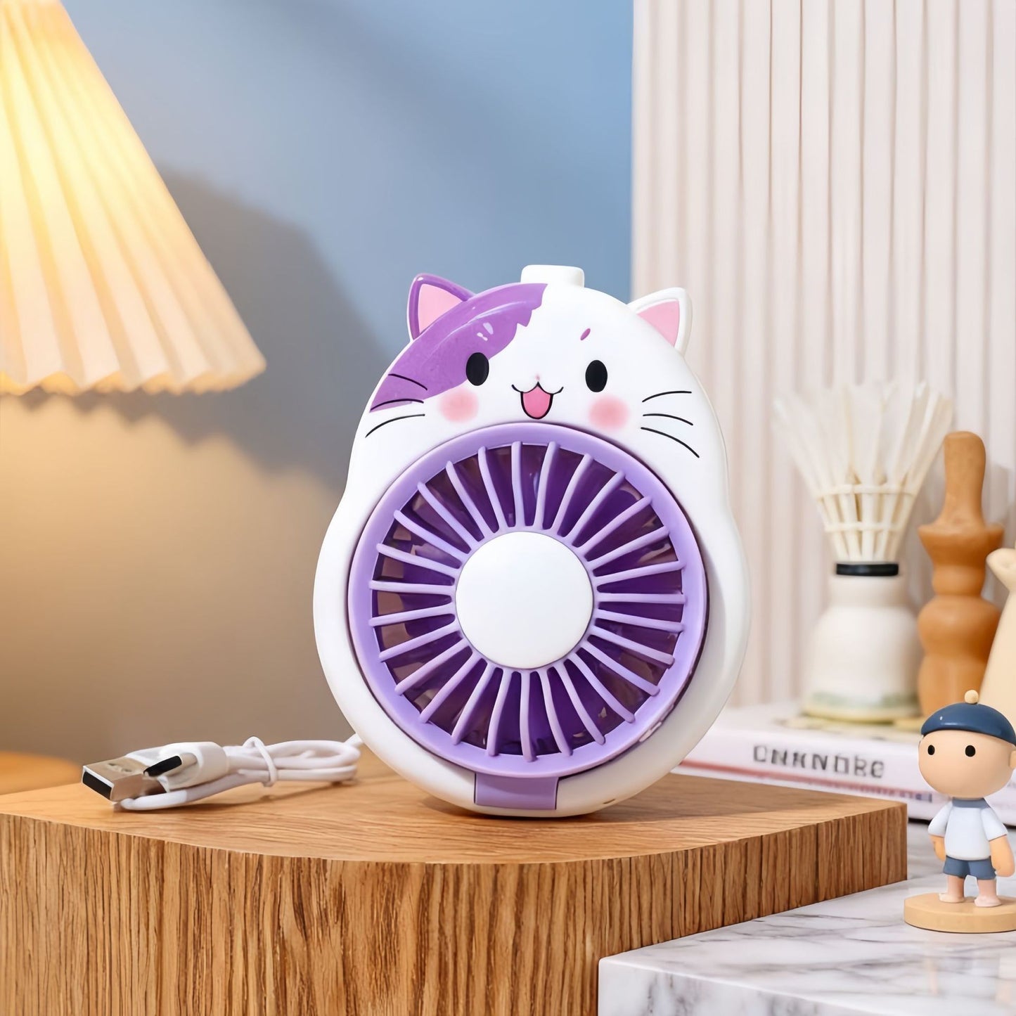 Damen Tragbarer Handventilator im niedlichen Entenmotiv Brehn