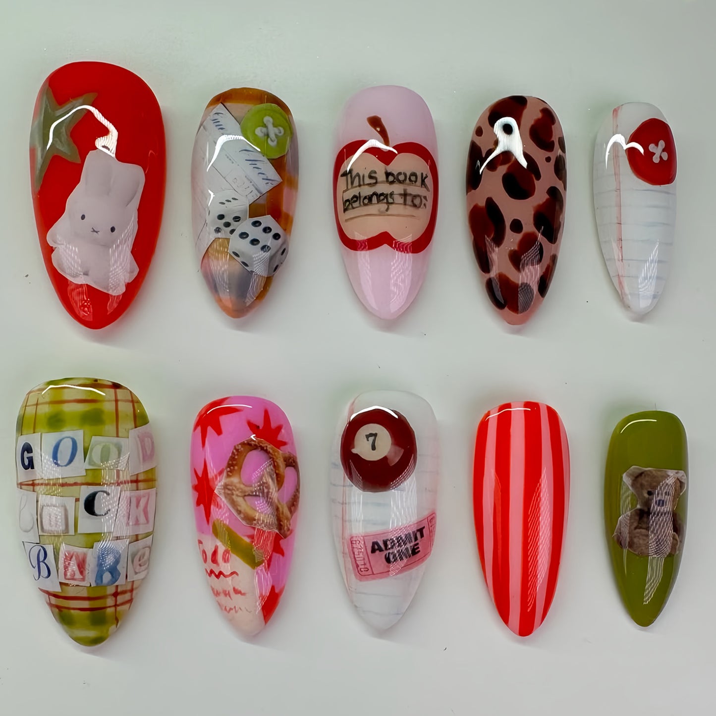 Thematic Artisan Press-On Nail Set Brehn
