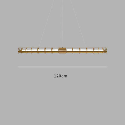 Moderne lineare Pendelleuchte