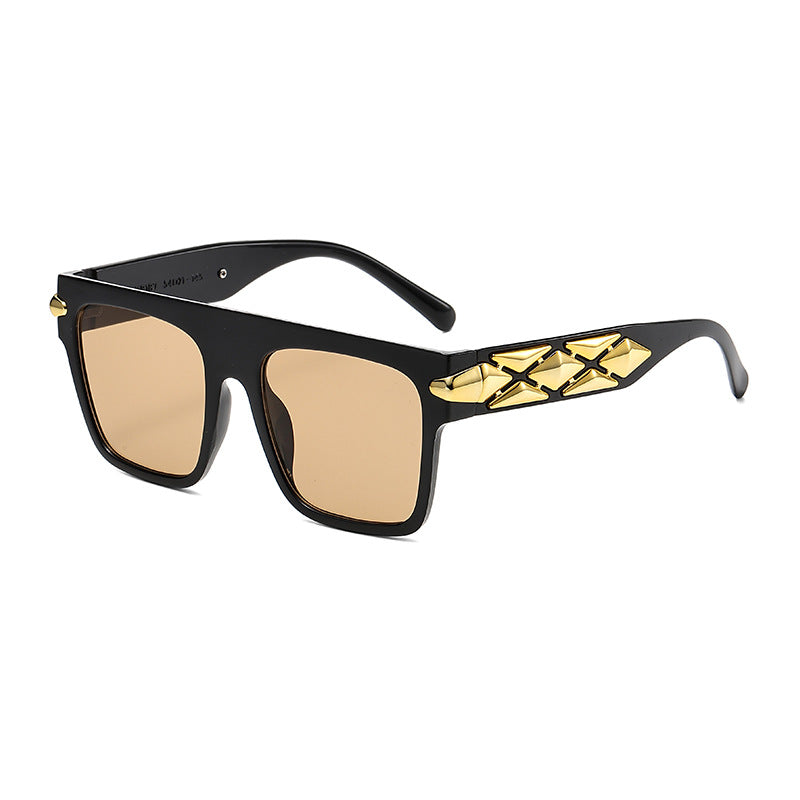 Damen elegante Designer-Sonnenbrille mit luxuriösen Rahmenakzenten Brehn