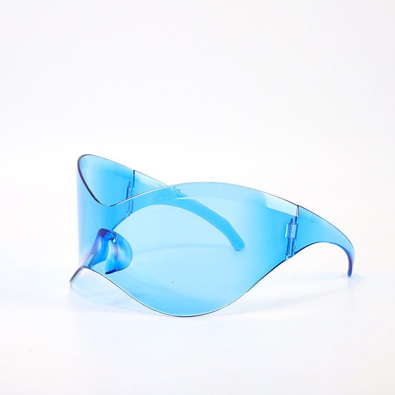 Damen futuristische Wellen-Sonnenbrille Brehn