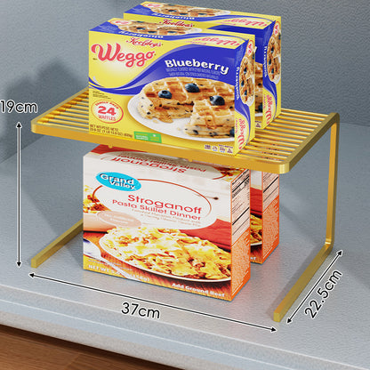 Dreistufiger schlanker eingelassener Arbeitsplatten-Pantry-Regal-Organizer