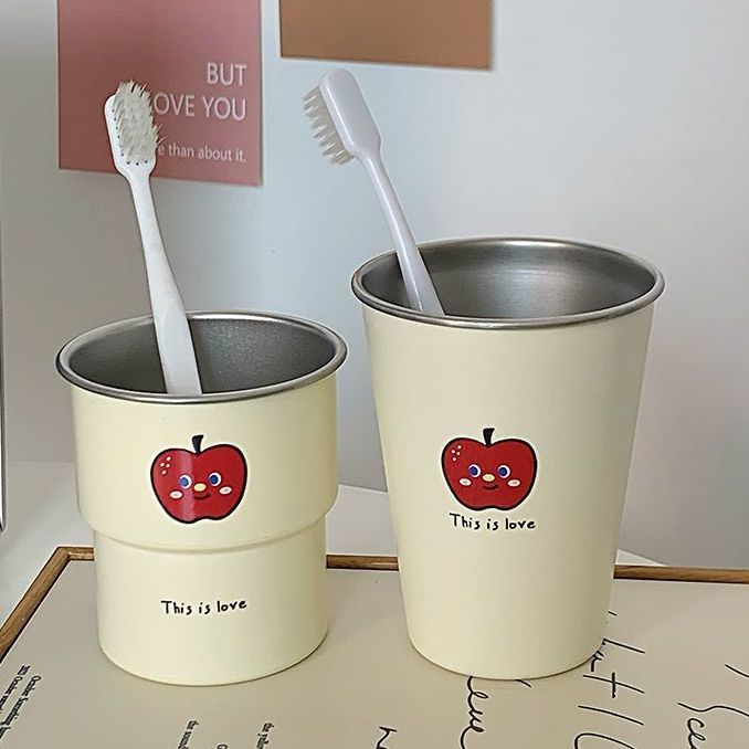 Multifunktionale Keramiktasse mit Fröhlichem Apfelmotiv Brehn