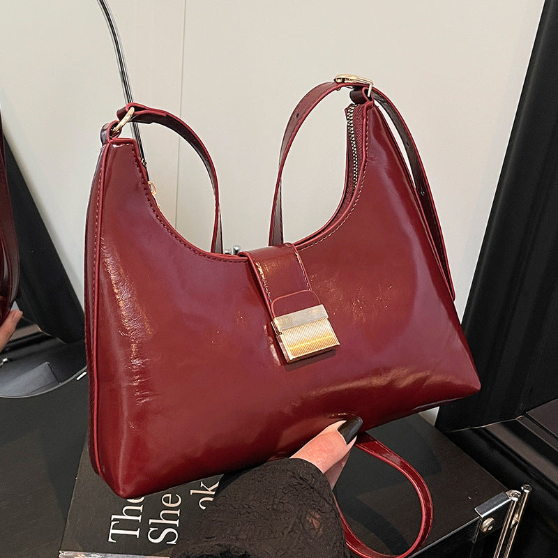 Moderne Vegane Leder Hobo Tasche