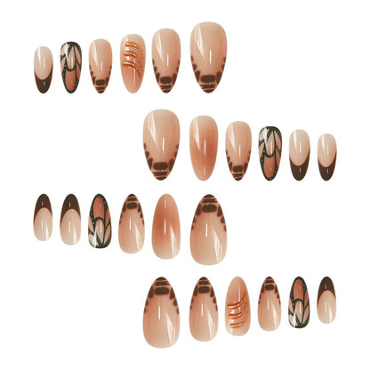 Designer Künstlerische Press-On Nagelverlängerungen Brehn