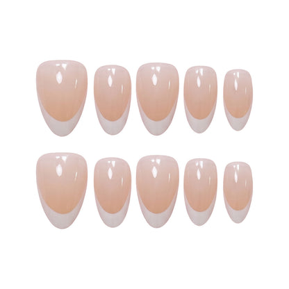 Premium French Tip Press-On Nägel
