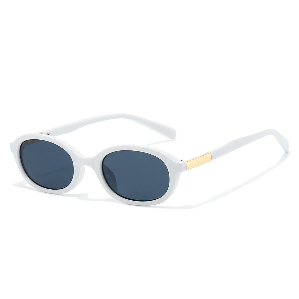 Elegante Vintage-Ovalrahmen-Sonnenbrille Brehn
