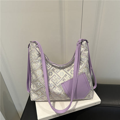 Stylische geometrische Muster Schultertasche Brehn