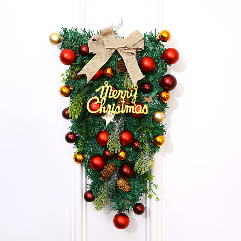 Festliche Weihnachtskranz Dekoration Brehn