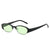Vintage-inspirierte schmale ovale Sonnenbrille Brehn