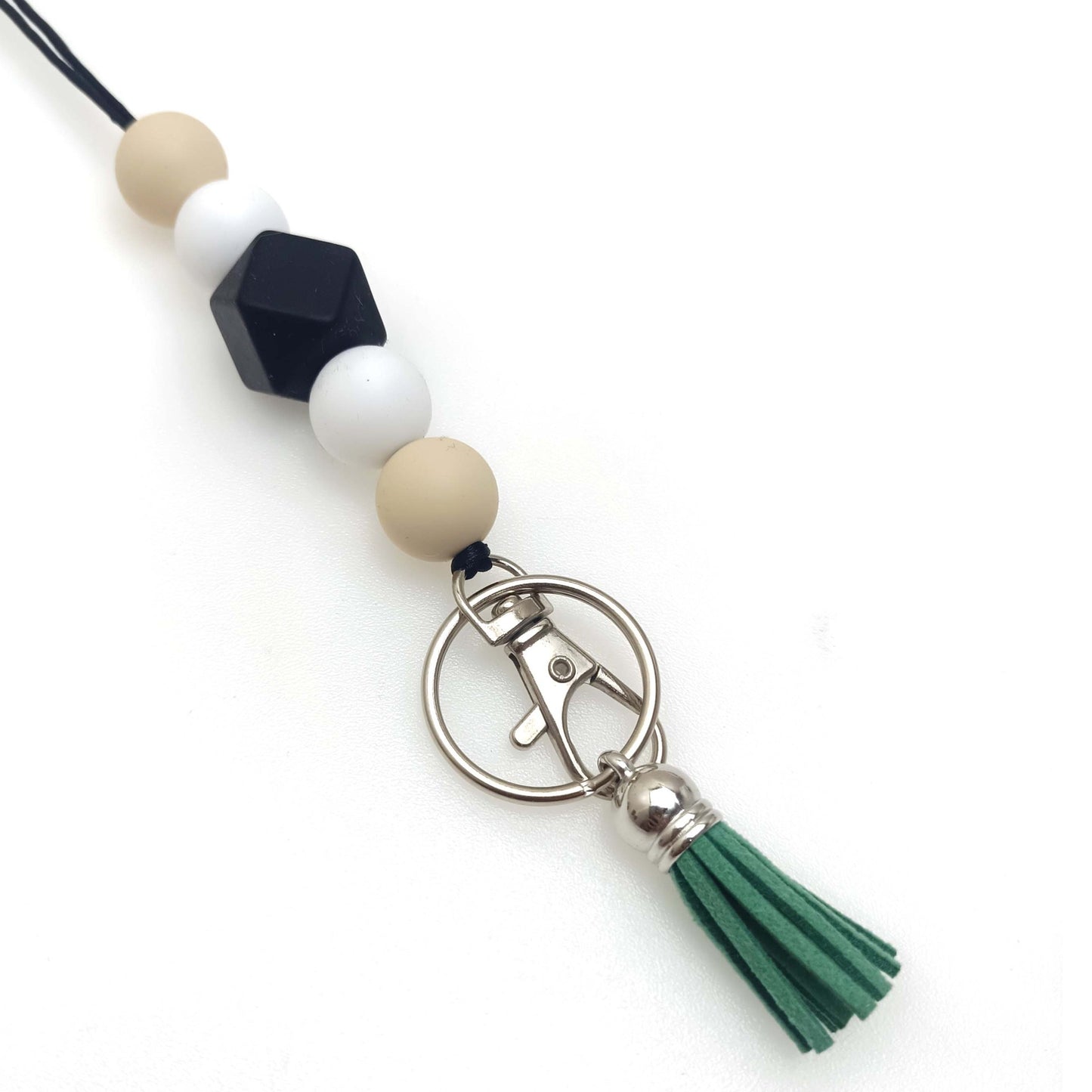 Farbenfrohe Perlen Schlüsselanhänger Halter Brehn
