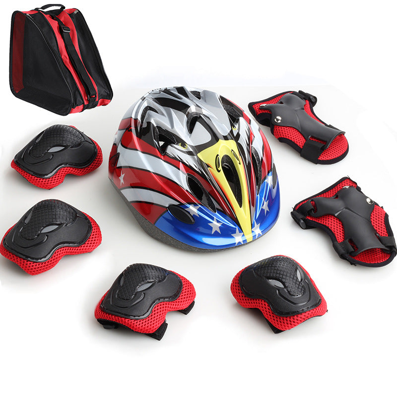 Kinder-Multi-Schutz-Sport-Sicherheitsausrüstungs-Set Brehn