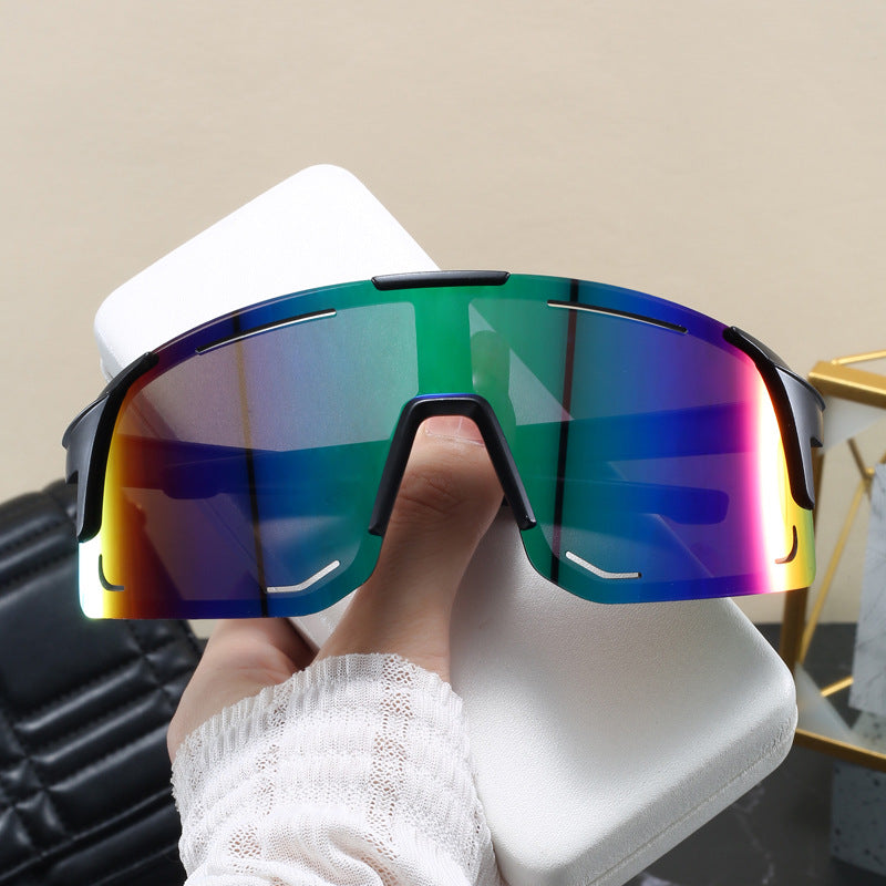Damen Sportliche Sonnenbrille mit breitem Sichtfeld Brehn