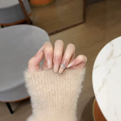 Elegante Lange Stiletto Nagelverlängerungen