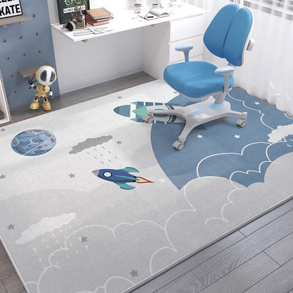 Verspielter Teppich im Cartoon-Stil