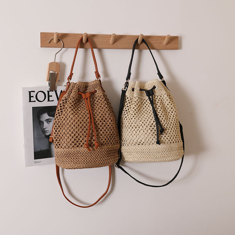 Lässige Rucksacktasche Aus Natürlichem Material Brehn