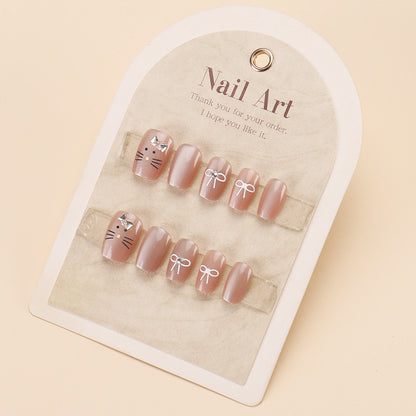 Premium Künstlerische Lange Stiletto-Nagelspitzen mit Aufwändigen Verzierungen Brehn