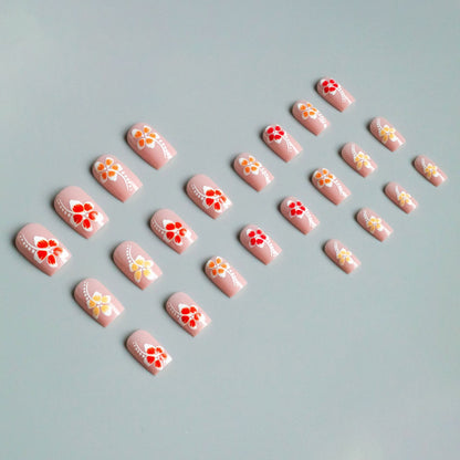 Floral Acryl-Nagelkunst-Design-Set  1790958182