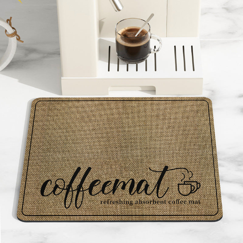 Dekorativer Kaffeeteller