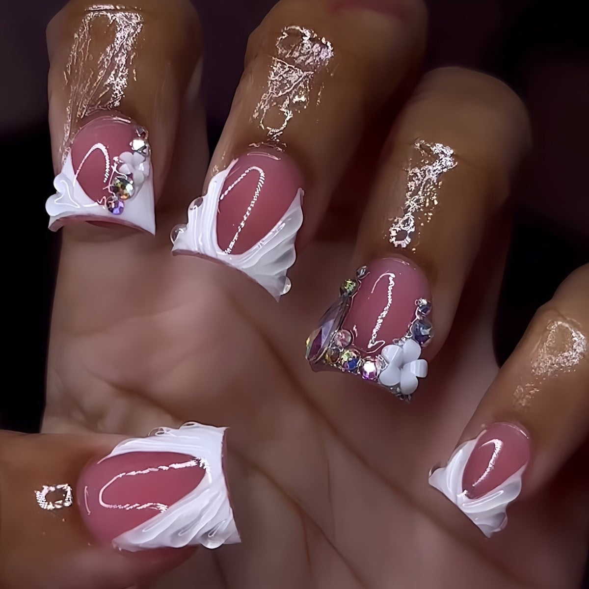 Dekorative Acryl-Nail Art Verlängerungen Brehn