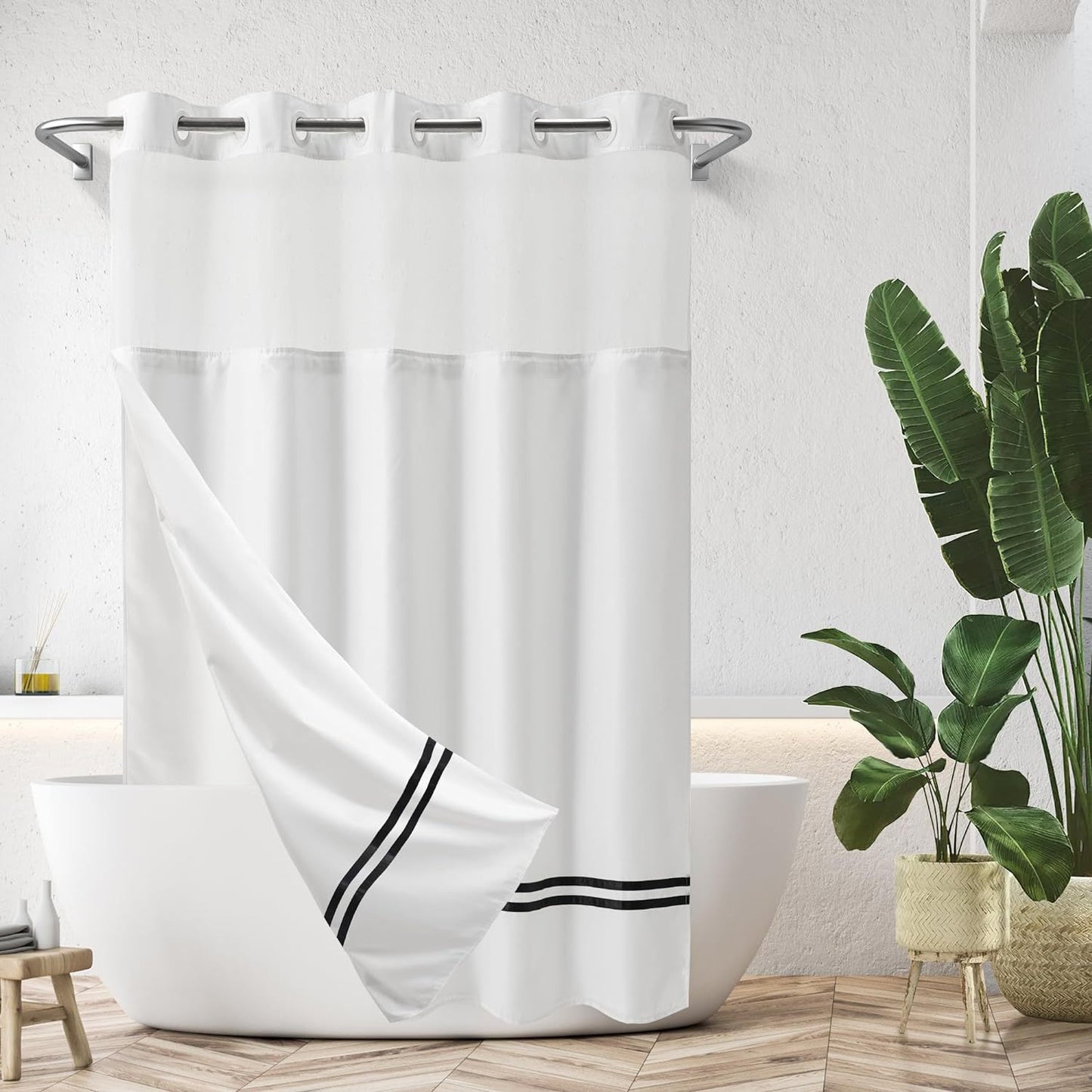 Moderner Minimalistischer Duschvorhang Brehn