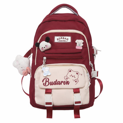 Multifunktionaler Plüsch-Charakter-Rucksack Brehn