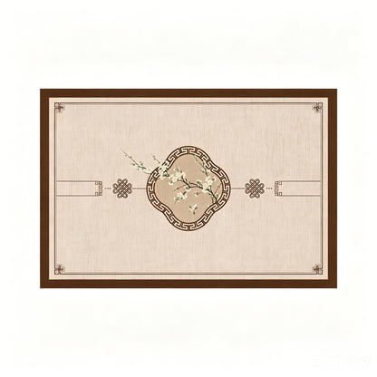 Elegante geometrische Badmatte Brehn
