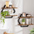 Wandregal mit Modernem Honigcomb-Design Brehn