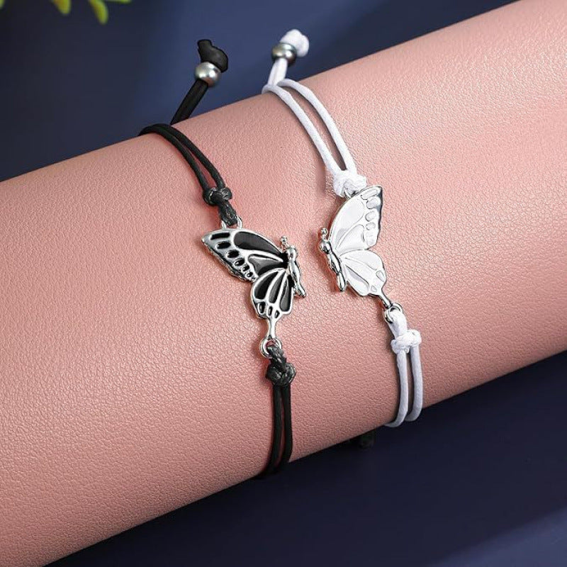 Butterfly Charm Halskette und Armband Set Brehn