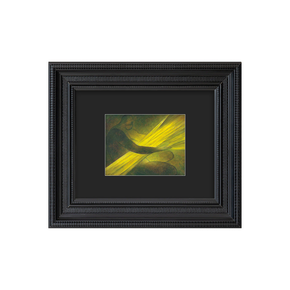 Abstract Expressionist gerahmtes Kunstwerk
