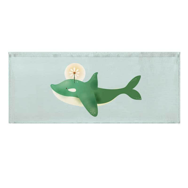 Bedruckter Sukkulenten-Aquarell-Läufer für Küche und Eingangsbereich