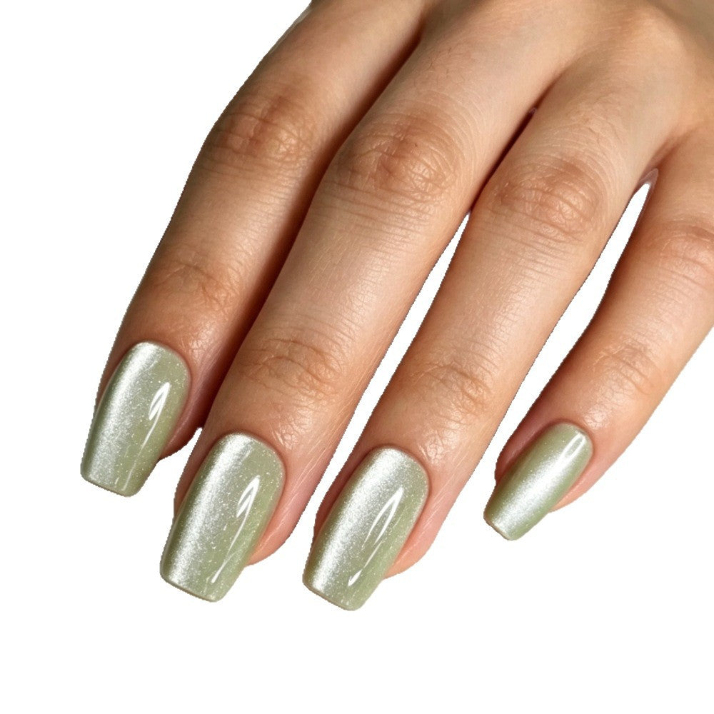 Glänzende Ombre Aufklebenägel Brehn