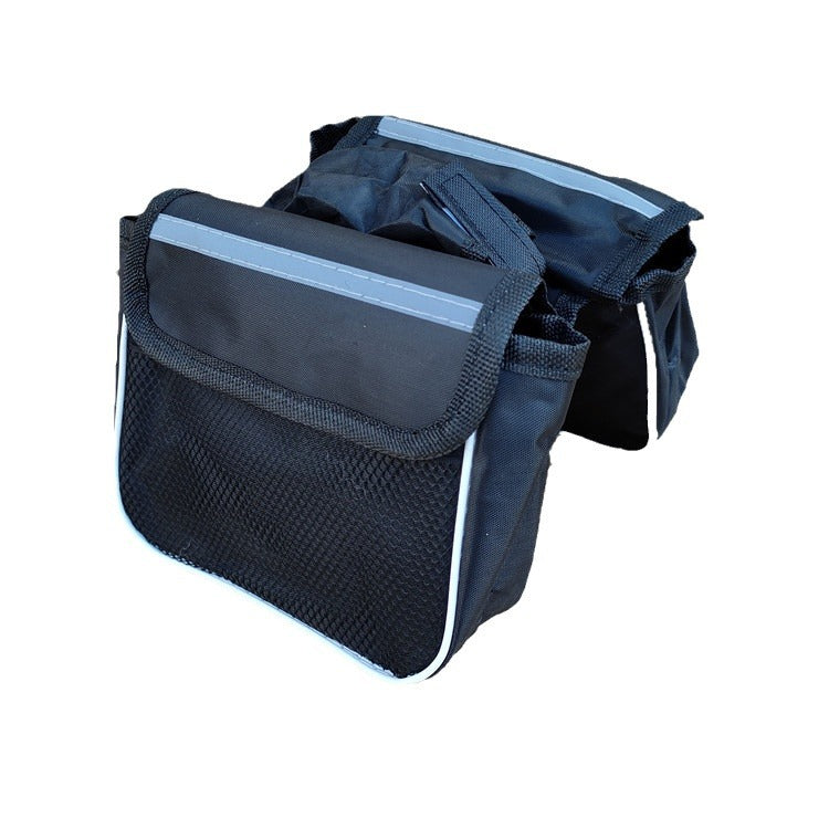 kompakte wasserdichte Fahrradlenkertasche mit reflektierendem Sicherheitsstreifen und Schnellverschlussmontage Brehn