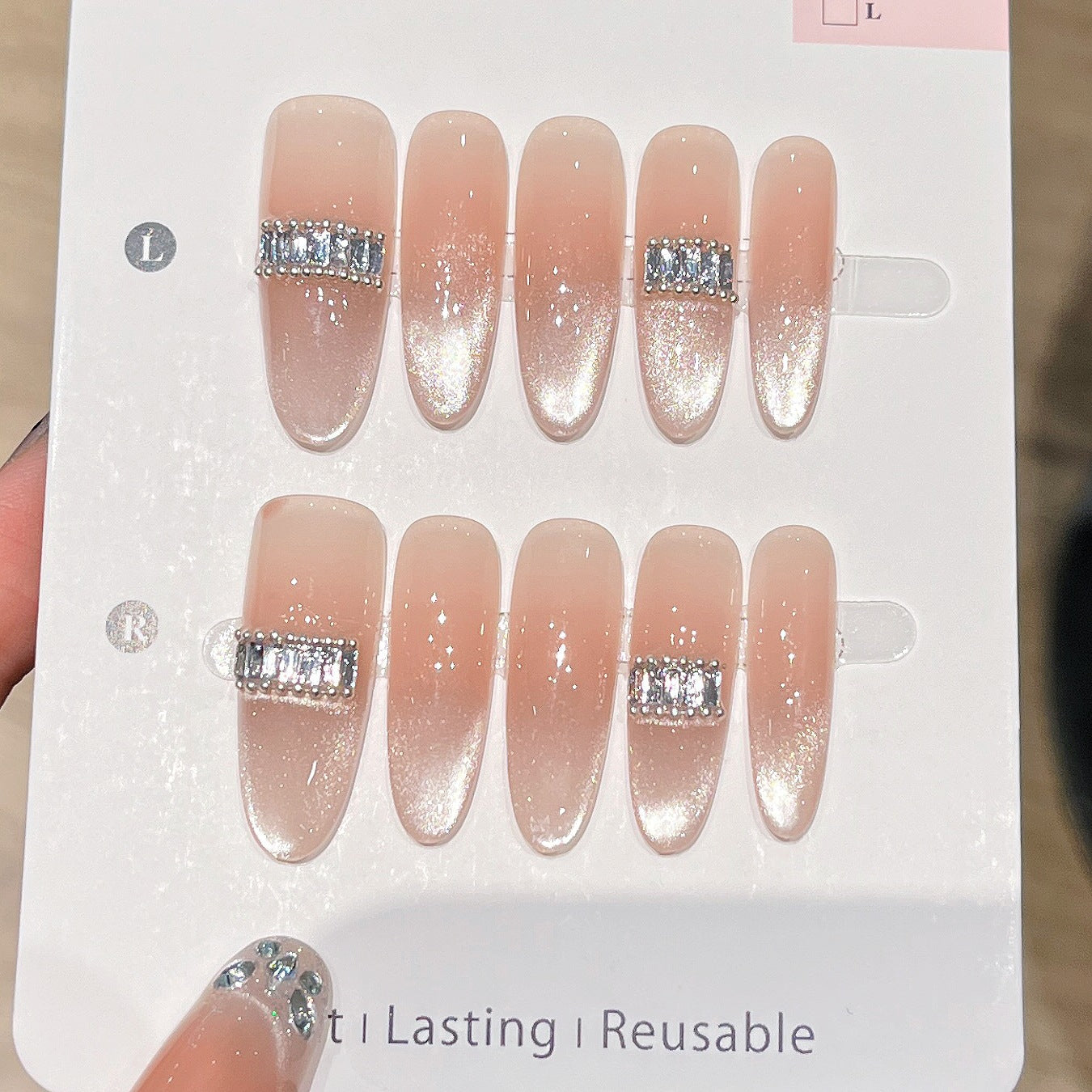 Premium Glitter Nagelspitzen Brehn