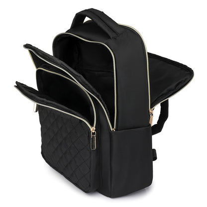 Elegante gesteppte Rucksack Brehn