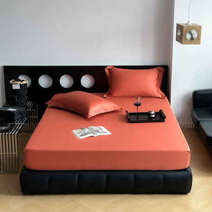 Luxuriöses Spannbettlaken-Set aus Satin-Mikrofaser