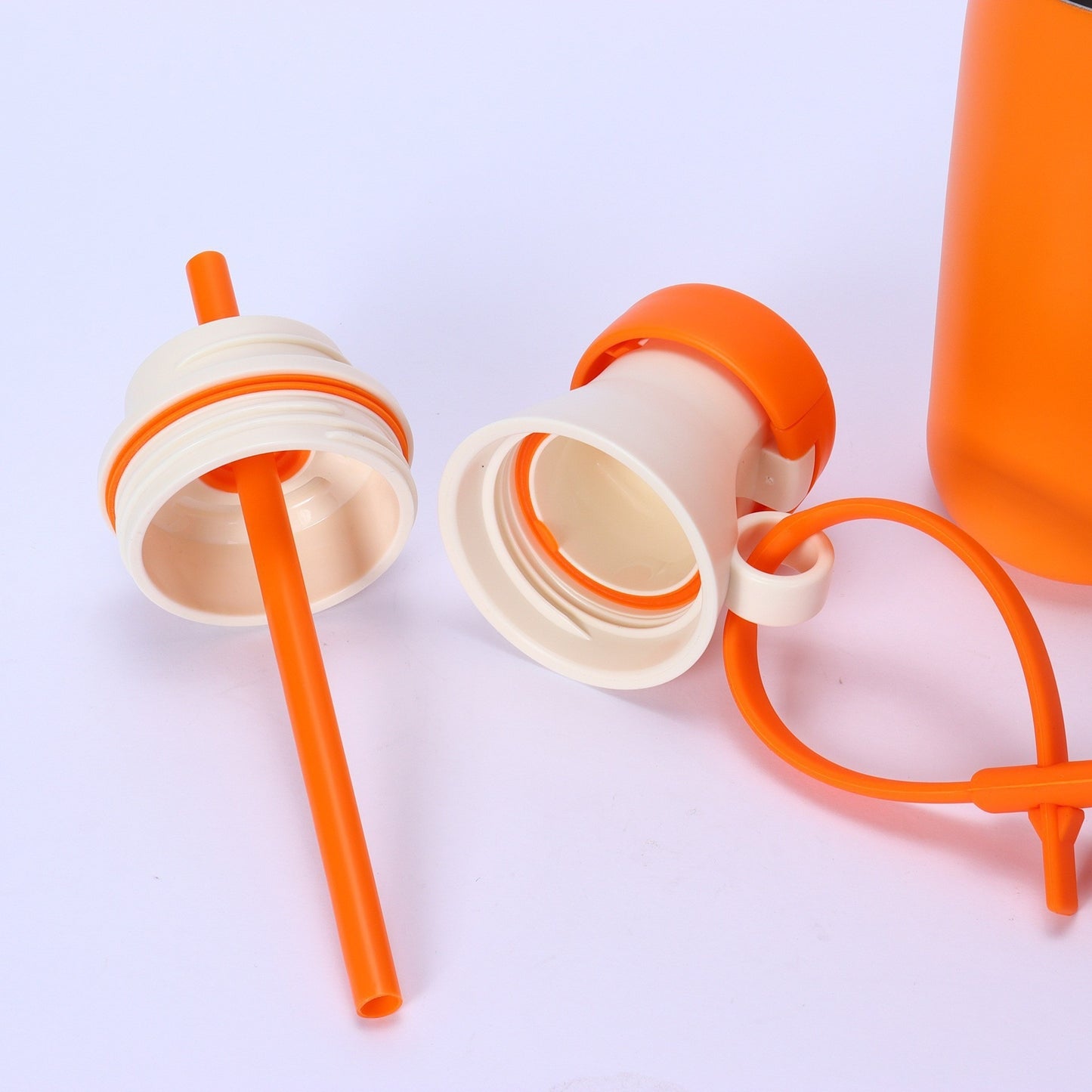 Damen isolierte Wasserflasche mit praktischer Trageschlaufe Brehn