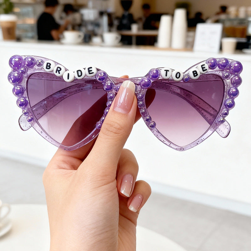 Hochzeits Cat Eye Party Sonnenbrille Brehn