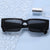 Damen Modische Rechteck-Sonnenbrille mit ausgefallenem Rahmen Brehn