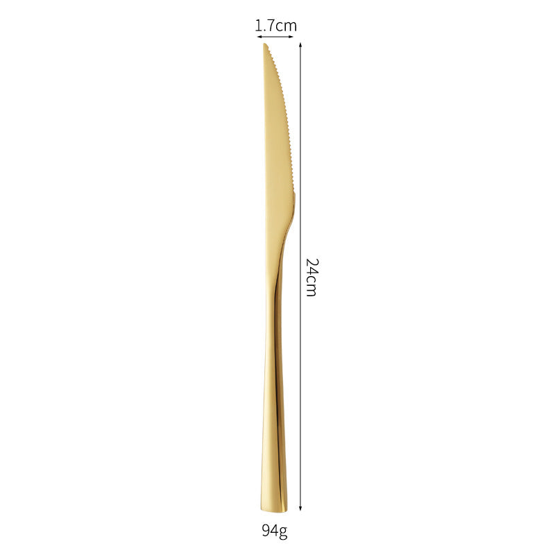 Elegantes Essmesser mit Geschwungenem Griff Brehn