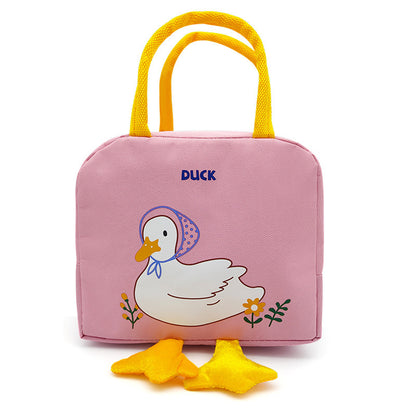 Enten-Themen Isolierte Lunchbox