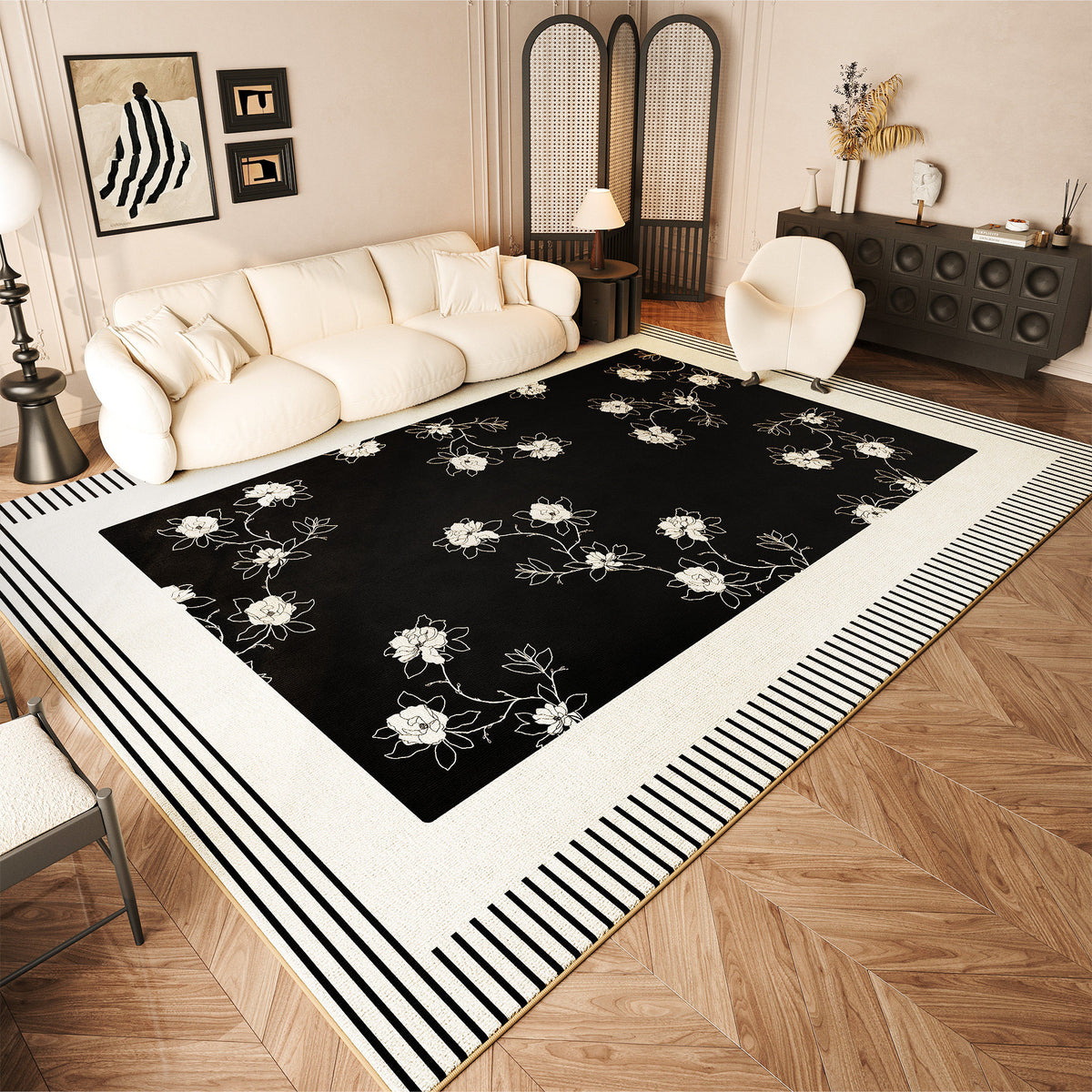 Statement Geometric Area Rug